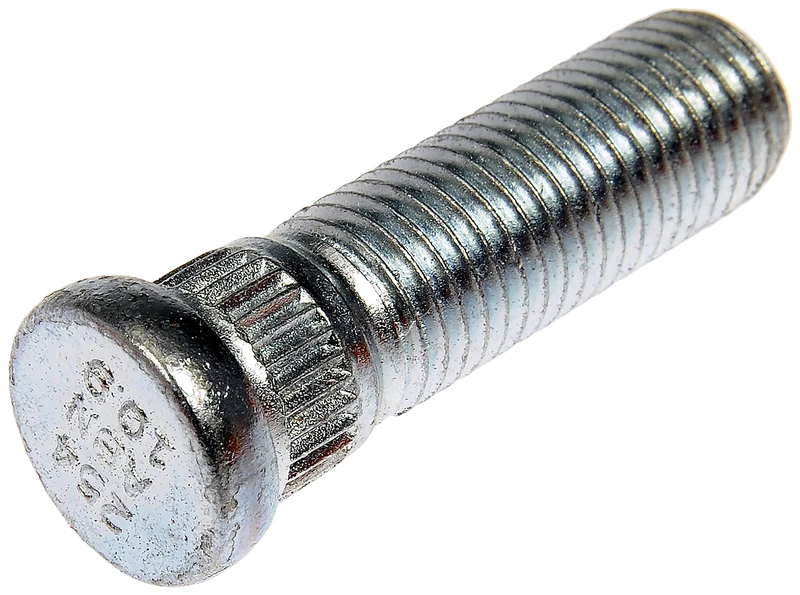 Dorman 610-254.40 M12-1.50 Serrated Wheel Bolt Stud - 12.73mm Knurl, 41.5mm Length - Silver, 40 Pack