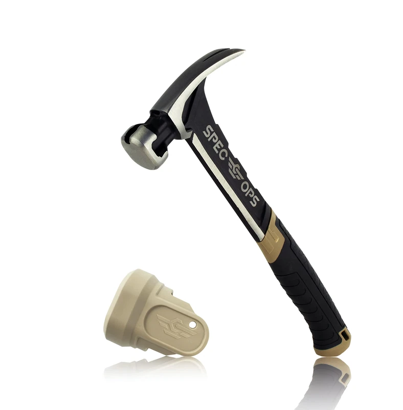 Spec Ops 20 oz Nailing Hammer - Rip Claw, Shock-Absorbing Grip - Image 1