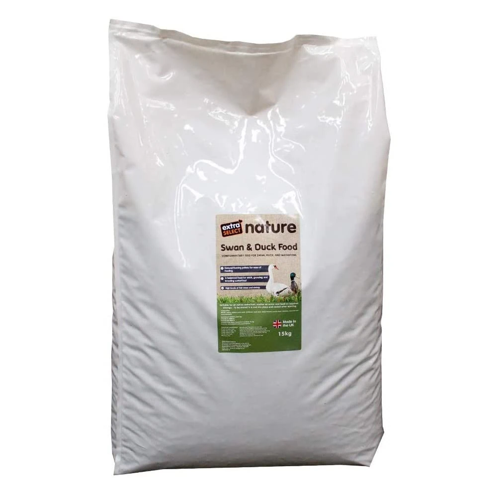 Extra Select Premium Floating Swan and Duck Feed, 15 kg