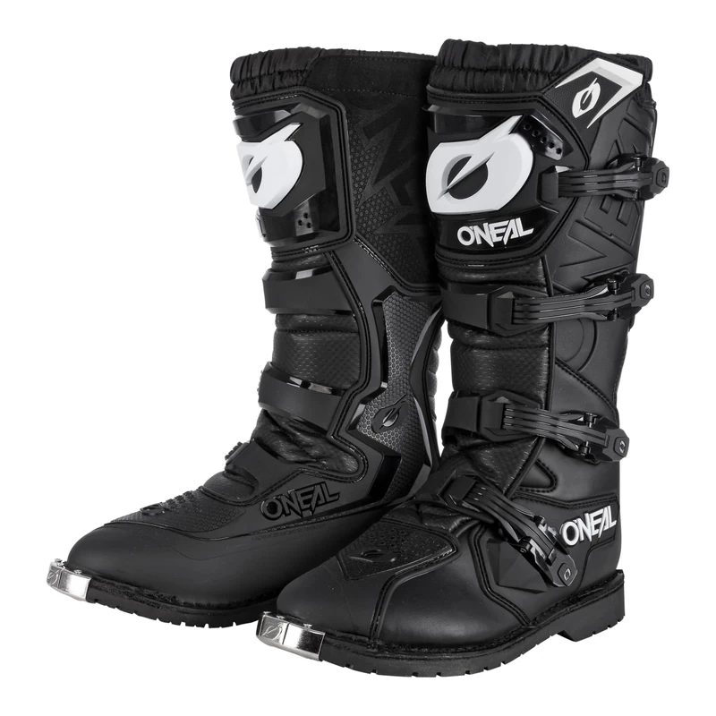 O'NEAL | Motocross Boots | Enduro Motorcycle | Comfort due to Air-Mesh-Insole, four buckles, synthetic material | Boots Rider Pro | Adult | Black White Red | Size 49