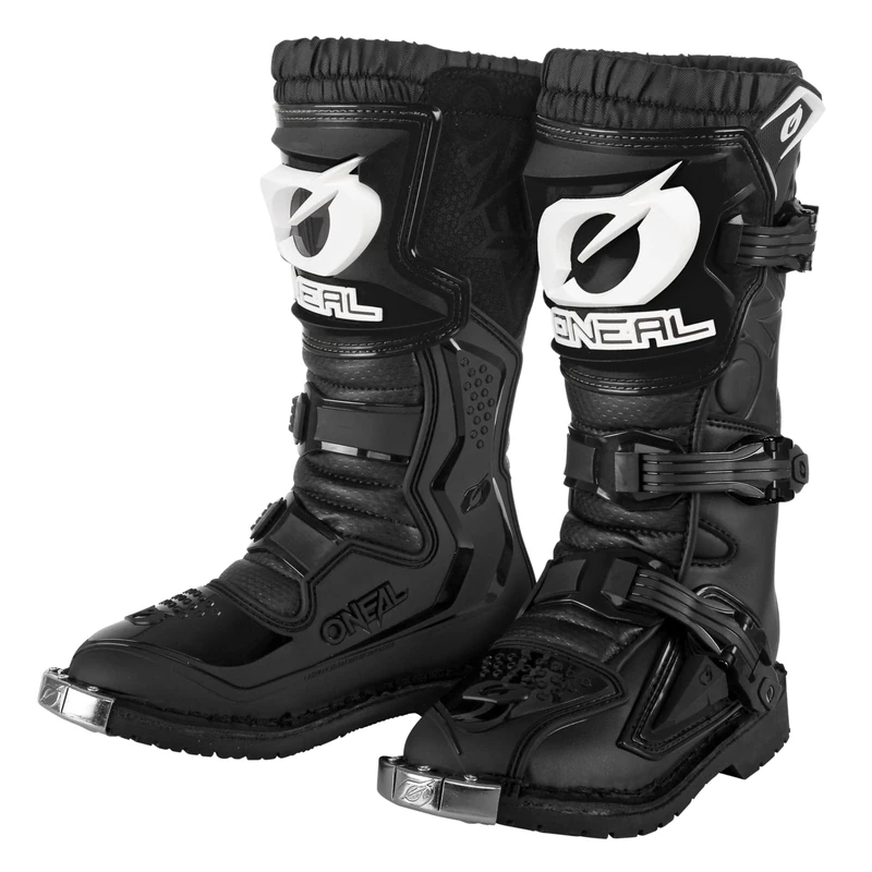 O'NEAL | Motocross Boots | Kids | Enduro Motorcycle | Comfort due to air mesh inner lining, four buckles, synthetic material | Boots Rider Pro Youth | Black | Size 12/31…
