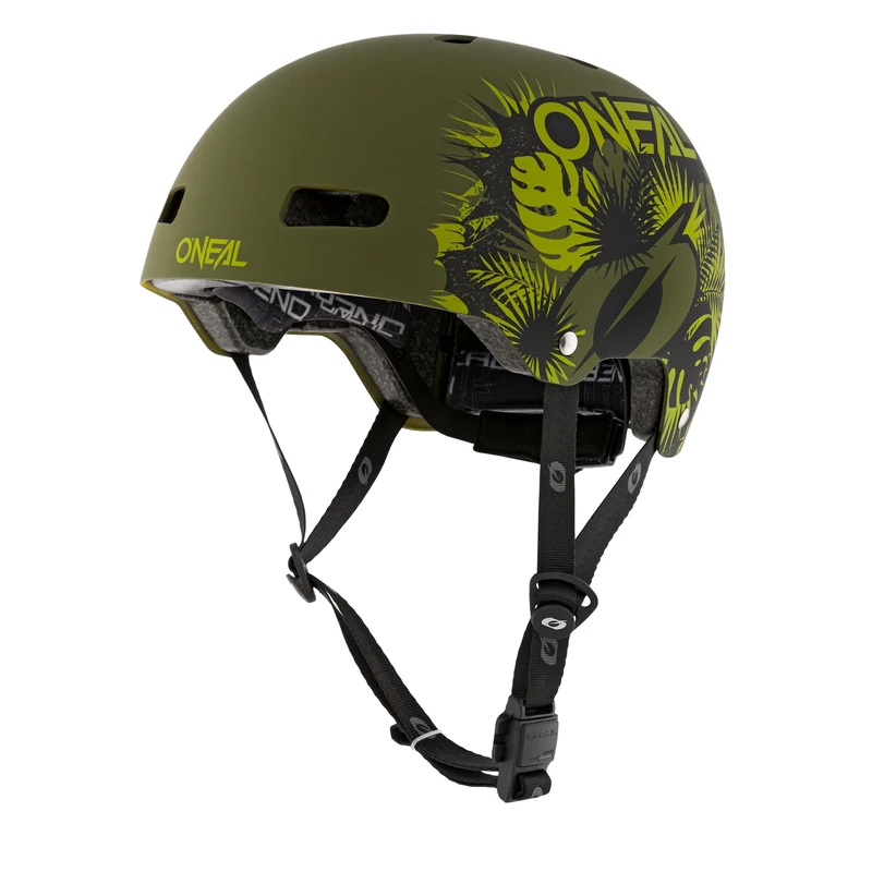 O'NEAL | Mountainbike-Helmet | Enduro MTB Trail All-Mountain | Vents for ventilation & cooling, Size adjustment system, Zone Flex technology | Helmet Dirt Lid ZF Bones | Adult | Green | Size M L