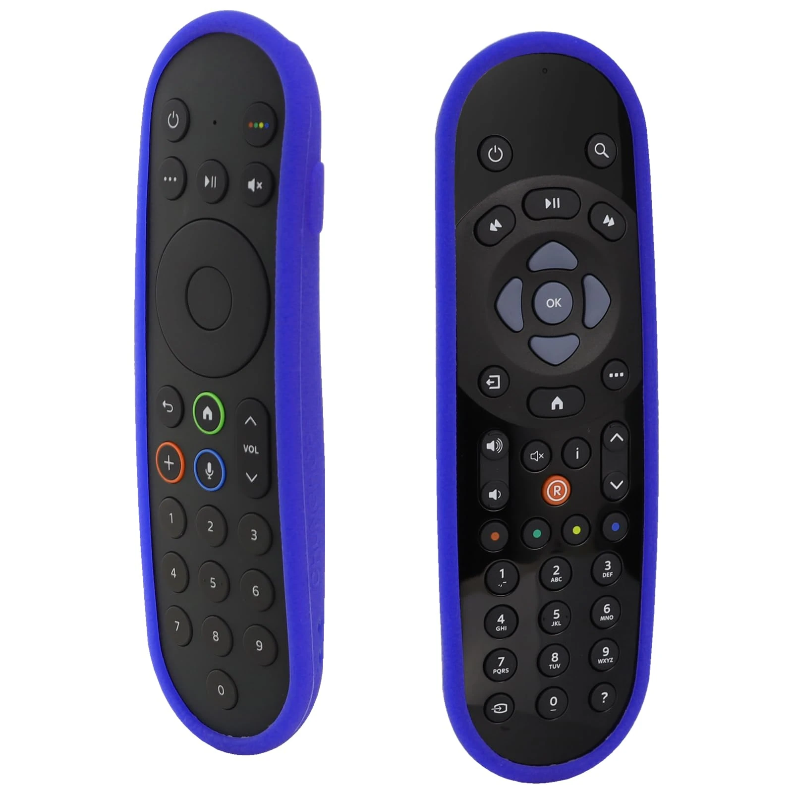Protective Cover Fit for Sky Q Touch and Non-Touch Remote Control, Remote Case Also for Sky Glass/Stream TV Remote, Kids-Friendly - Blue (Please See Figure 2 Before Ordering)
