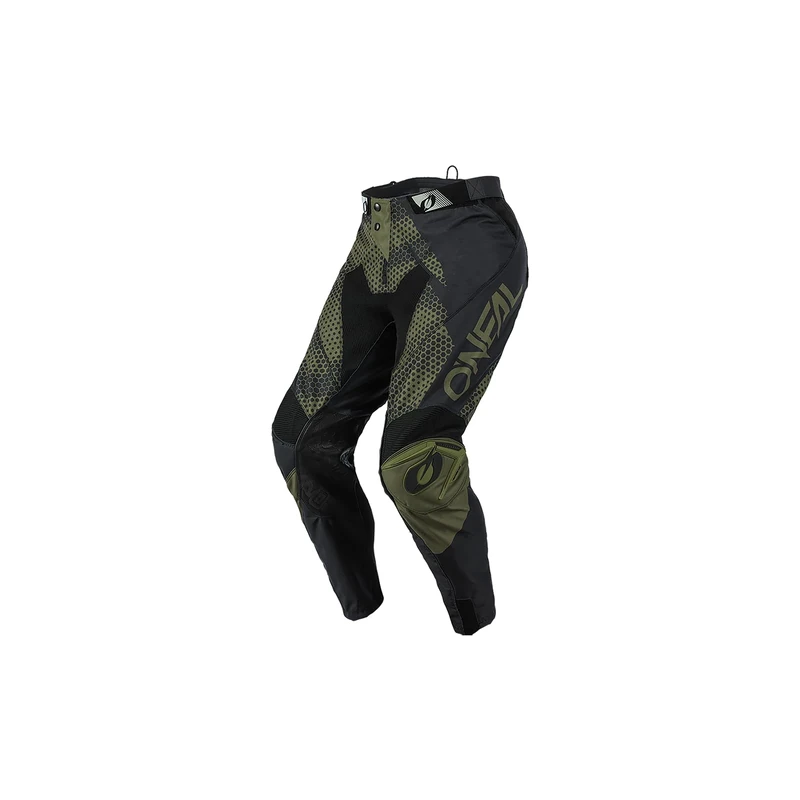 O'NEAL | Motorcycle-Pants | Enduro Motocross | Durable Denier Fabrics, with Great Freedom of Movement, Athletic fit | Pants Mayhem Covert | Adult | Black Green | Size 28/44