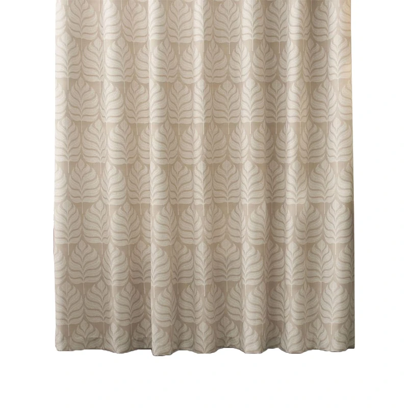 Paoletti Contemporary Horto Ringtop Eyelet Curtains, Natural, 229 x 137cm