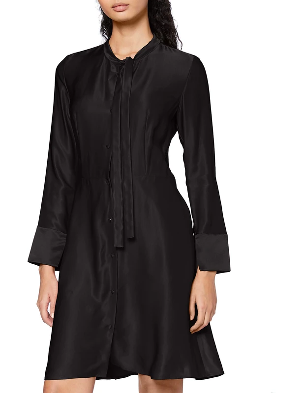 HUGO Women's Dress, Black 1, 18