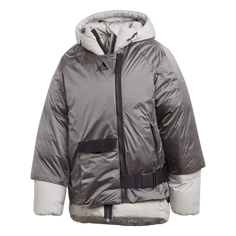 adidas C.R. Double Jacket Women's Double Jacket - Metgry, Large
