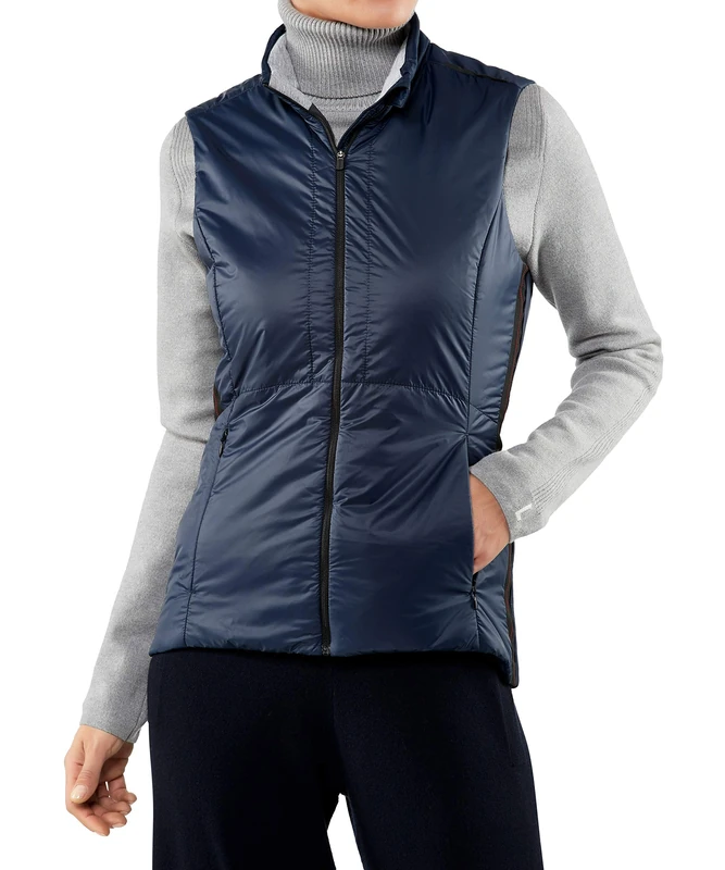 FALKE Women's Caro Vest, womens, Women's Waistcoat, 37921, navy, M