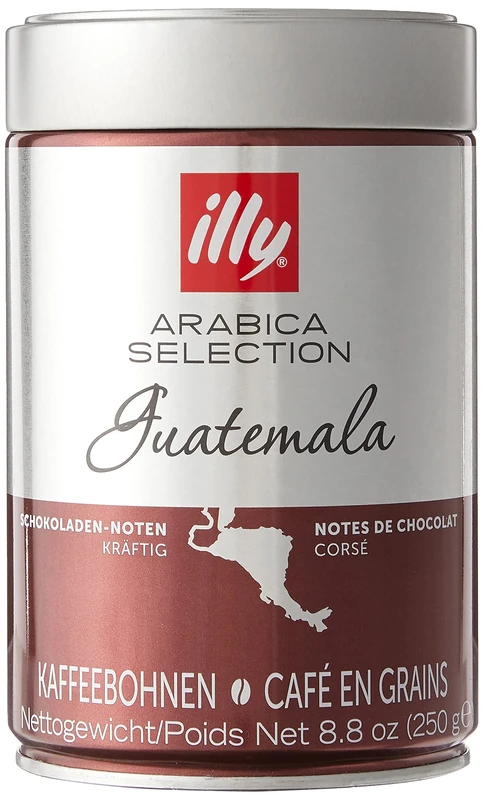 illy Coffee Beans, Arabica Coffee Beans Selection, Guatemala, Pack of 6 x 250 g