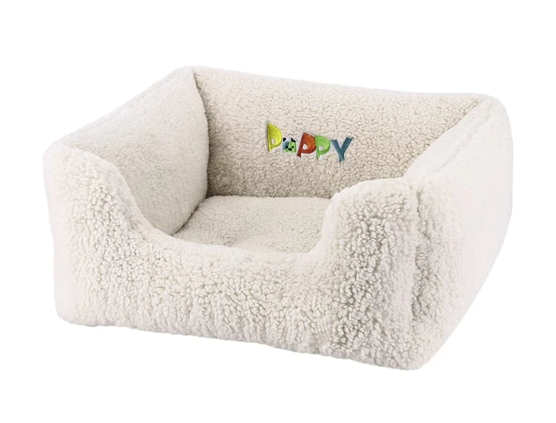 Nobby Comfort Bed Square Puppy Ivory 45 x 40 x 18 cm