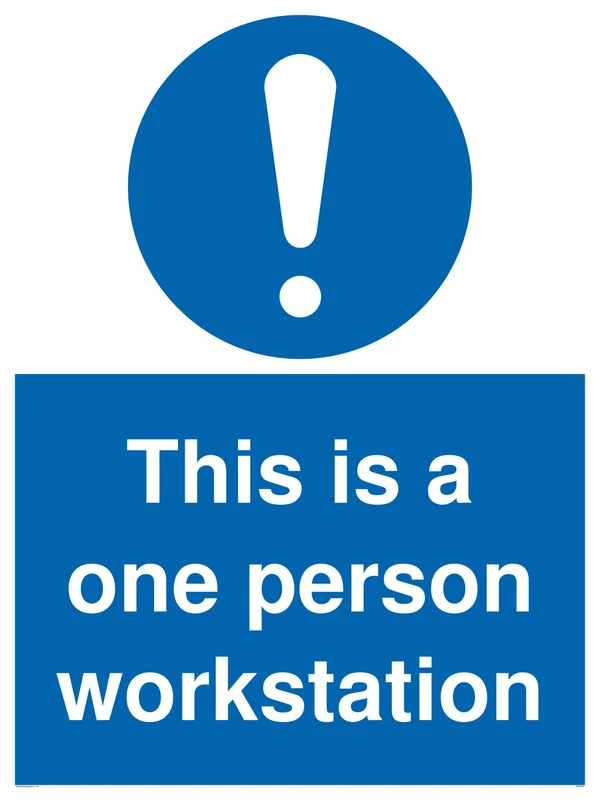 This is a one person workstation