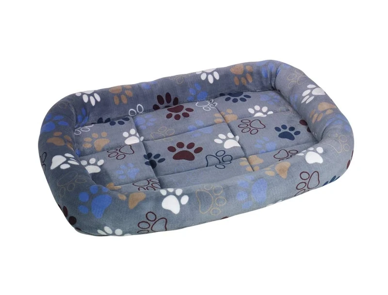 Nobby Lissi Classic Dog Mat Pet Bed with Edge Oval 78 x 58 x 8 cm Dark Grey
