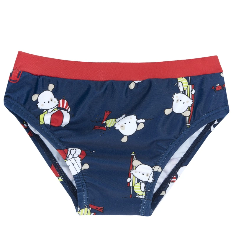 Chicco Baby Swim Briefs, Medium Blue, 3-6 Months - Image 1