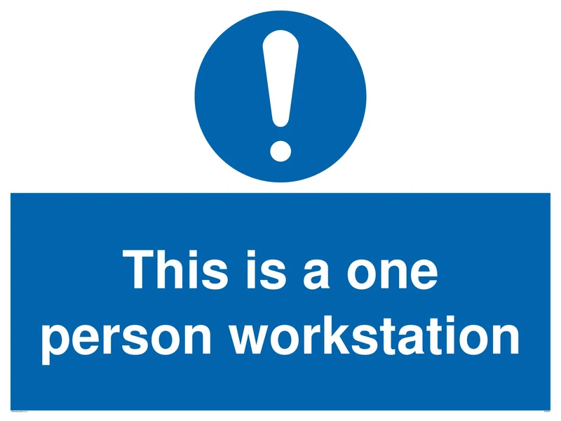 This is a one person workstation