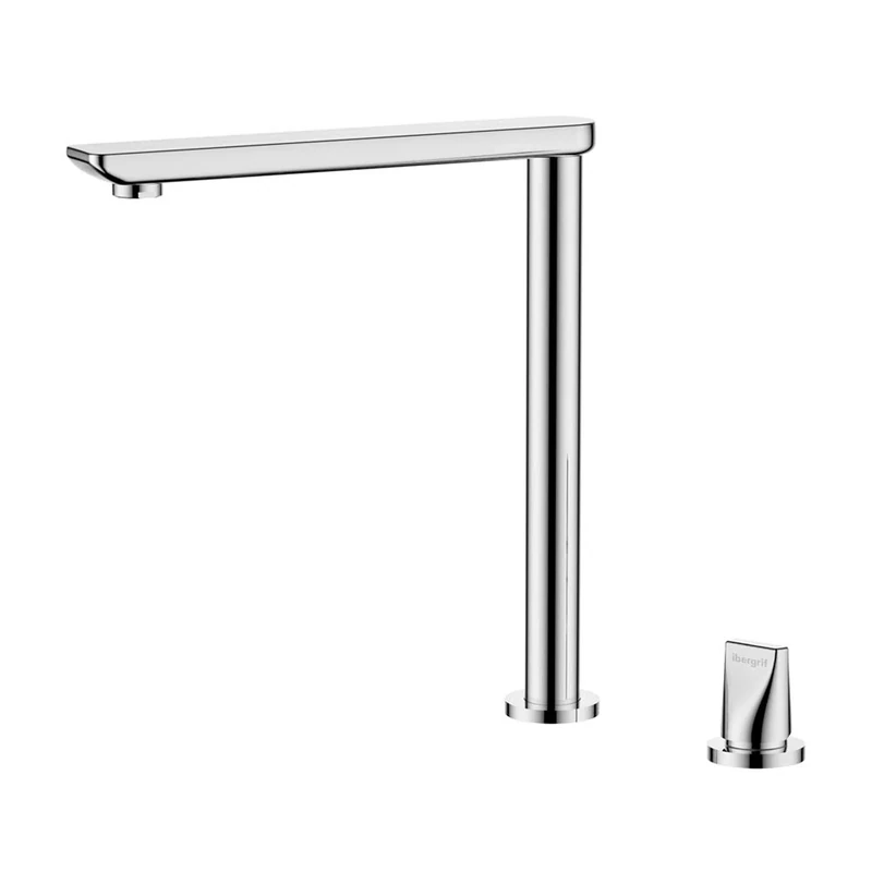 Ibergrif, Folding Kitchen Tap, Monobloc Sink Mixer, Chrome