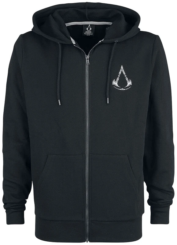Assassin's Creed Valhalla - Crest Banner - Men's Hoodie (s) Black - Image 1