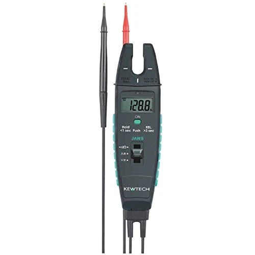 KEWTECH Jaws 2 Pole Tester with Open JAW Current and Voltage Tester