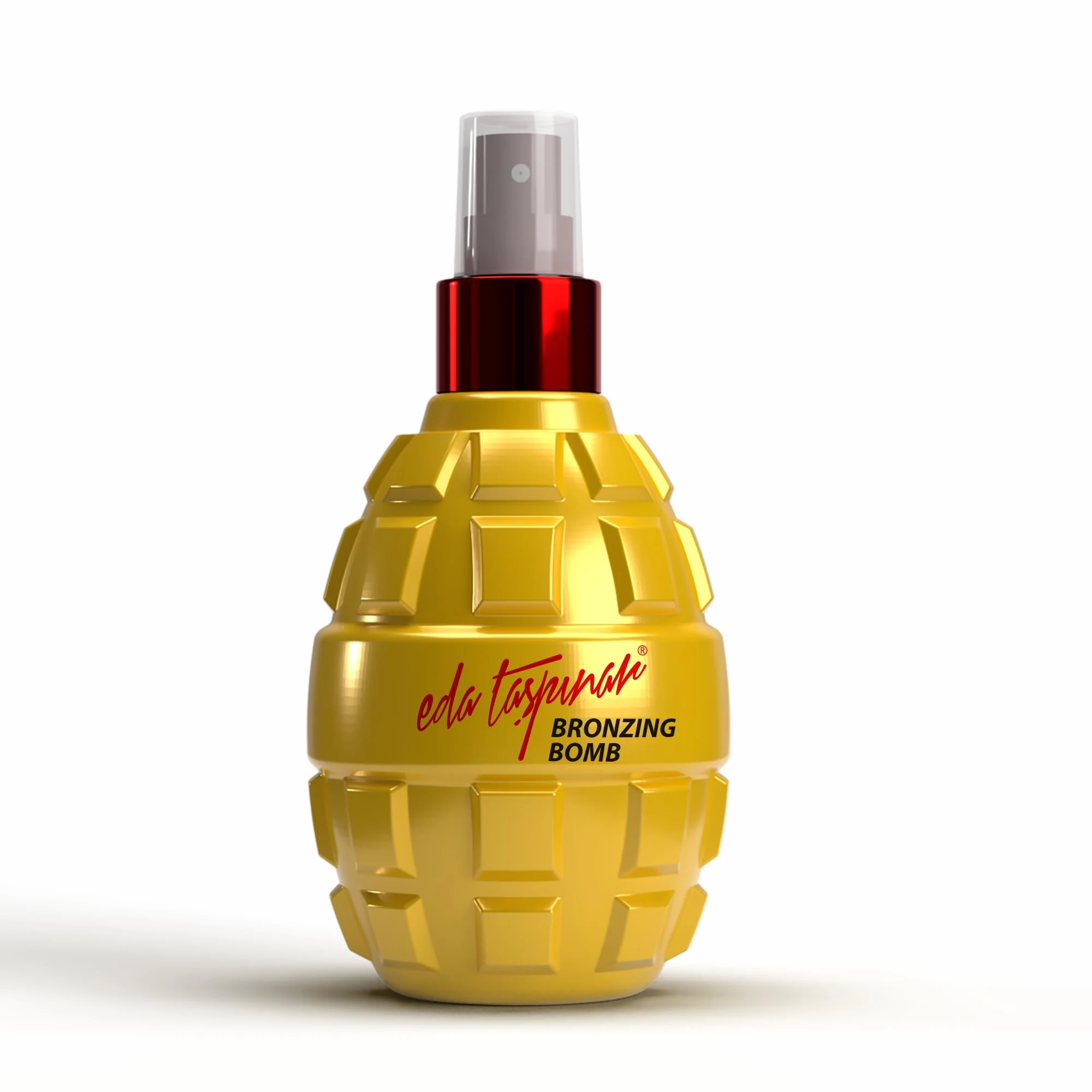 Eda Taspinar Bronzing Bomb, Tanning Oil Spray for Accelerated Dark Mediterranean Tan, All Eyes On You! SPF 0, 200 ml (6.8 oz), 1 Pack