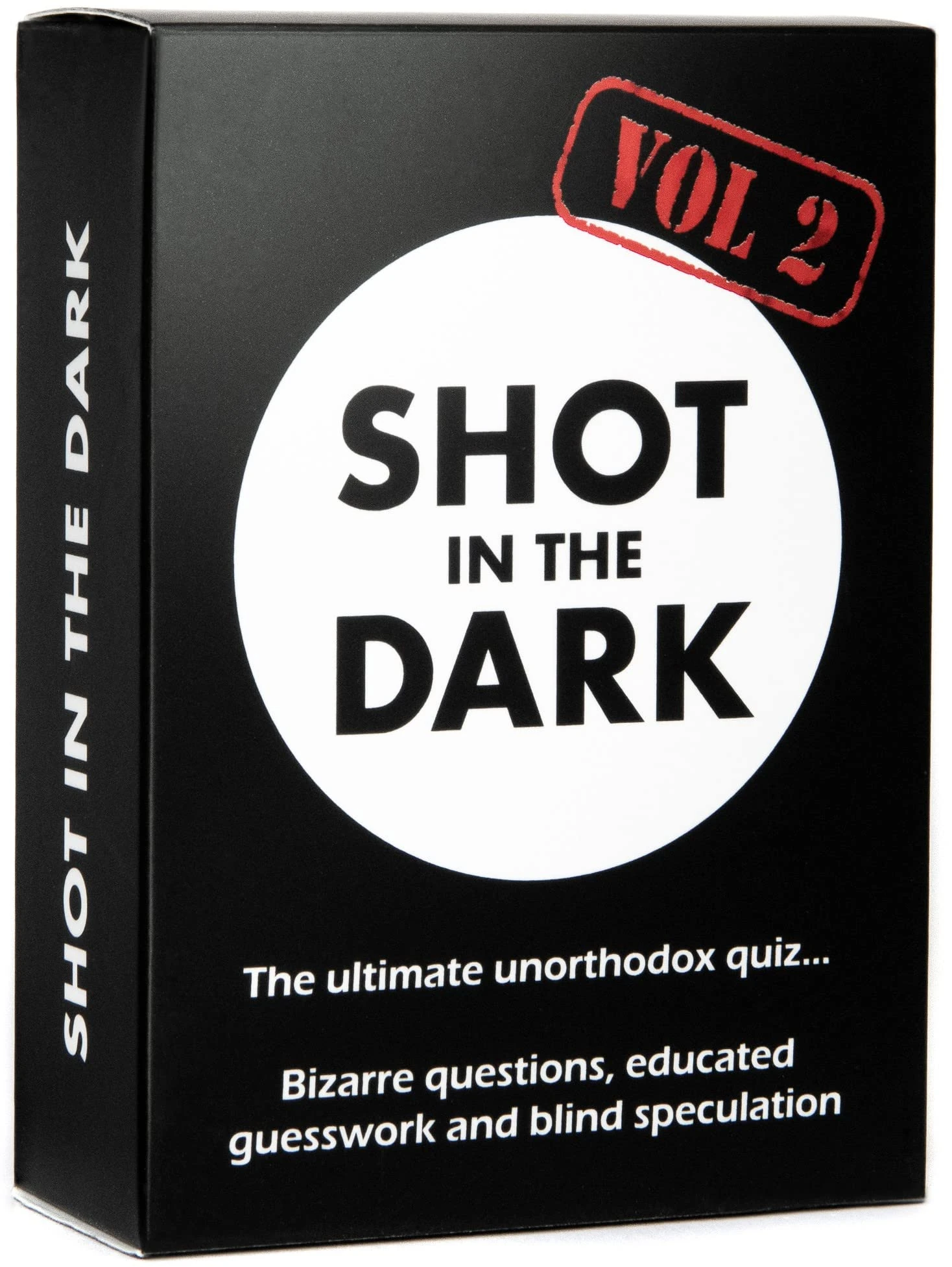 Shot in the Dark Volume 2: The Ultimate Unorthodox Quiz Game | 2+ players | Adults, Teens, Kids & Families