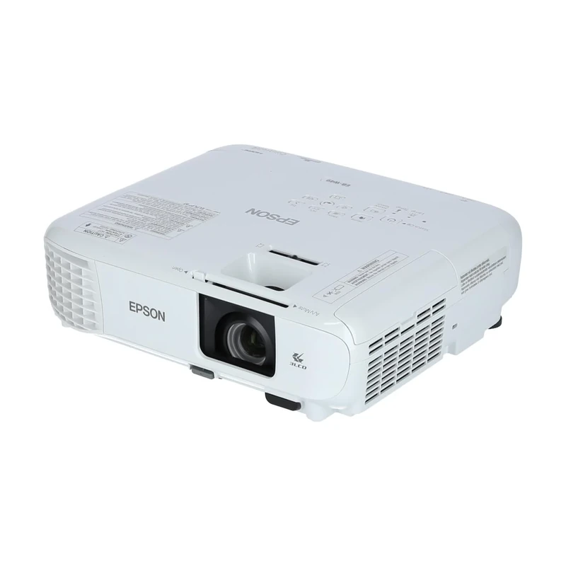 Epson EB-W49-3LCD projector - portable - 3800 lumens (white) - 3800 lumens (colour) - WXGA (1280 x 800) - 16:10 - LAN - white