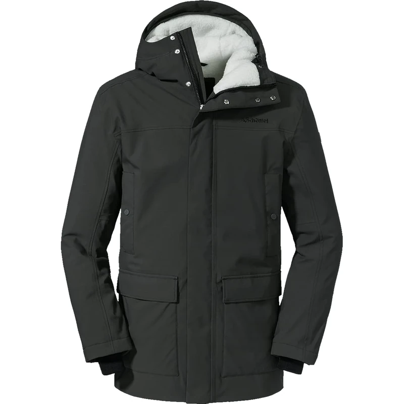 Schöffel In The Rotterdam Parka Men's Parka - Raven, 50
