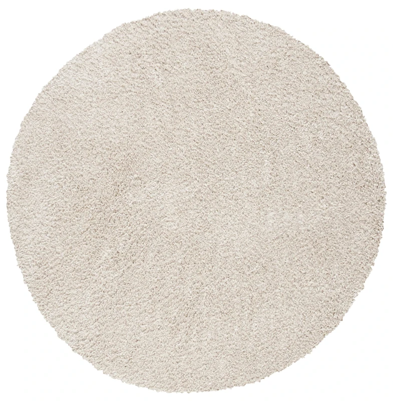 Safavieh Shag Rug for Living Room, Dining Room, Bedroom - August Shag Collection, Short Pile, in Beige, 122 X 122 cm