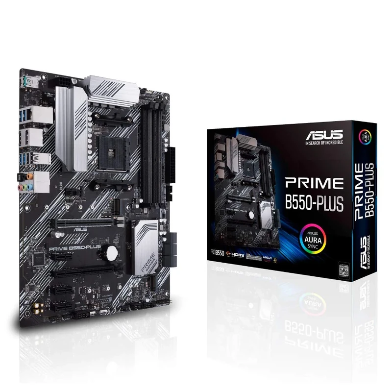 ASUS 90MB14U0-M0EAY0 Prime B550-PLUS Socket (PC) AM4 Form Factor (Details) ATX Motherboard Chipset AMD