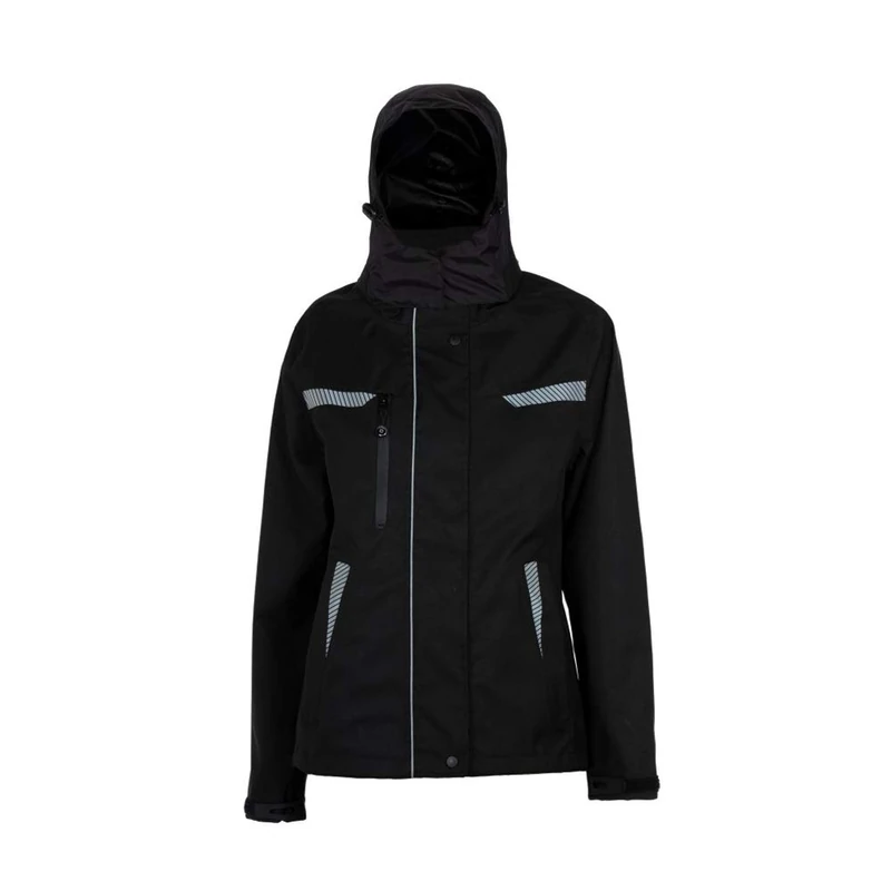 Hydrowear 04027000P-3XL Kampen Simply No Sweat Women's Parka, Black, Size 3XL
