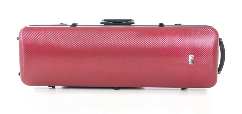 PURE GEWA Violinkoffer Polycarbonat 2.4 für Größe 4/4 rot