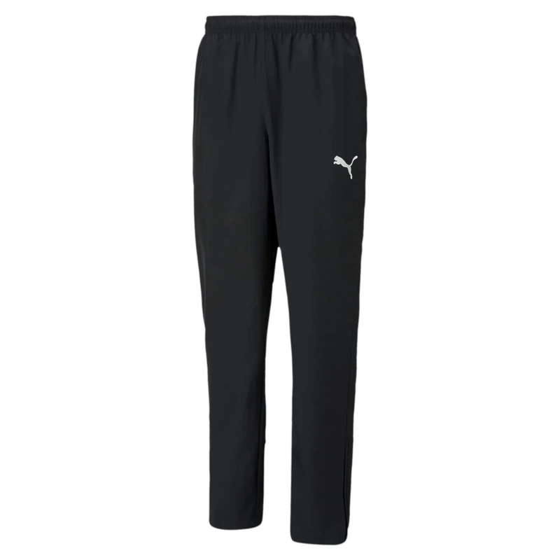 PUMA Men's Teamrise Sideline Woven Pants, Puma Black-puma White, XXL UK