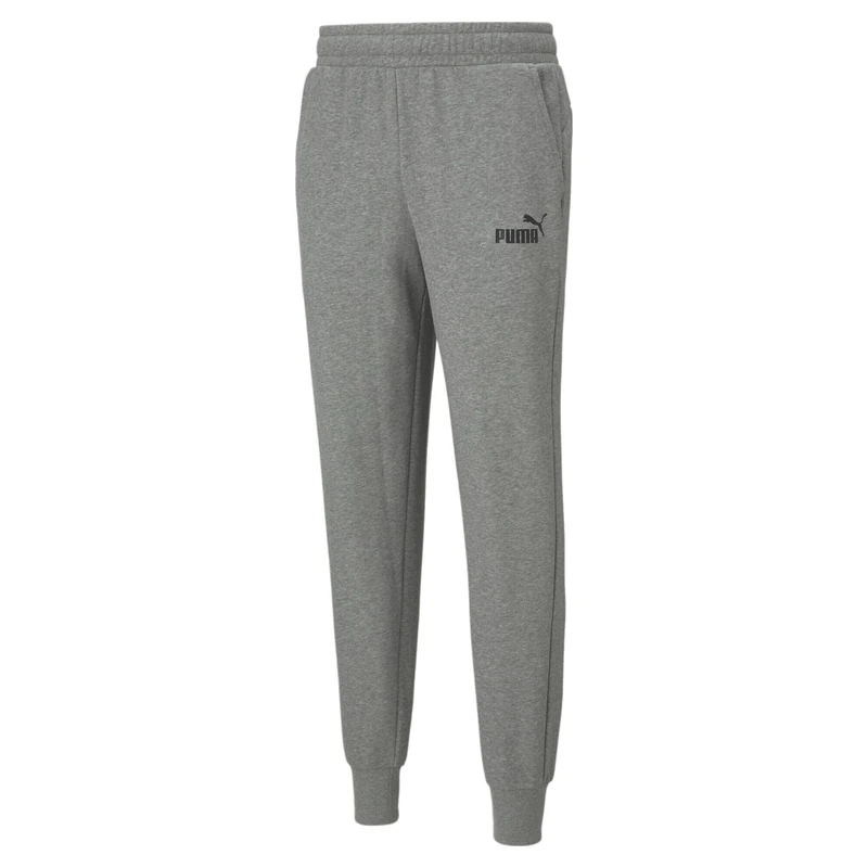 PUMA Mens Logo Tr Cl Knitted Pants, Medium Gray Heather, 3XL EU