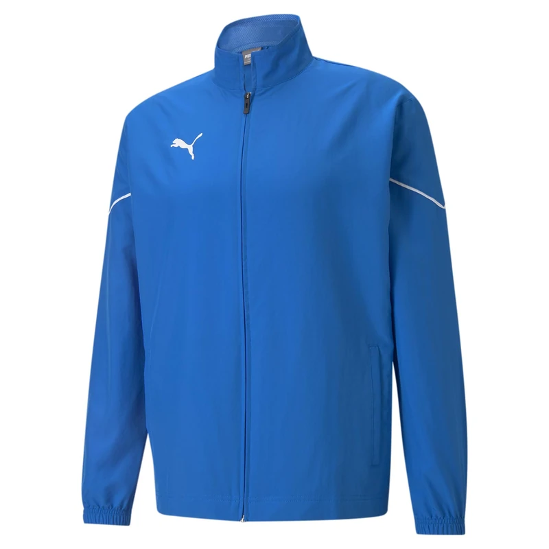 PUMA Men's teamRISE Sideline Jacket Woven, Electric Blue Lemonade Black, XXL - Image 1