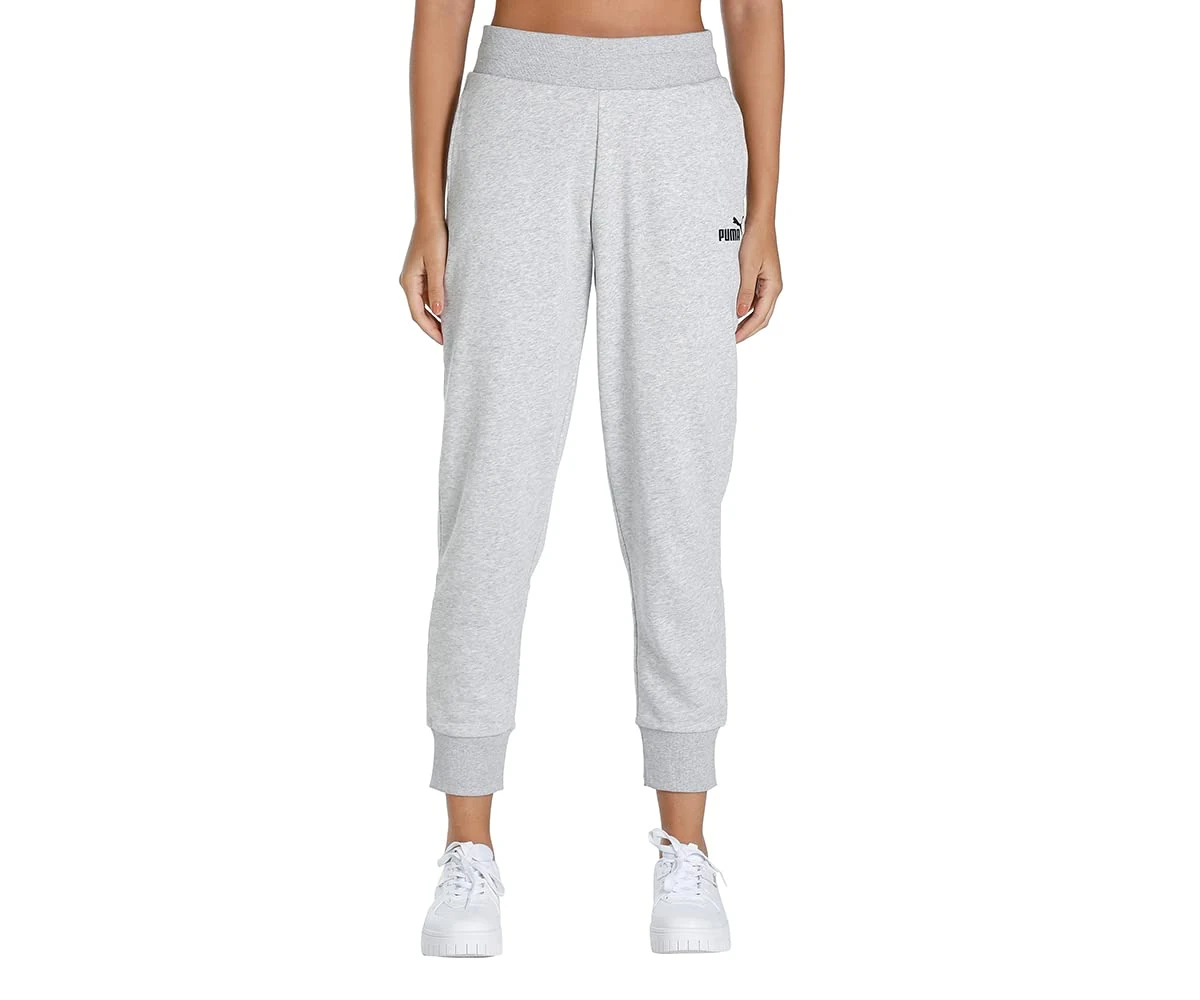 PUMA Women's Sweatpants Tr Cl Knitted Pants, Light Gray Heather, L UK