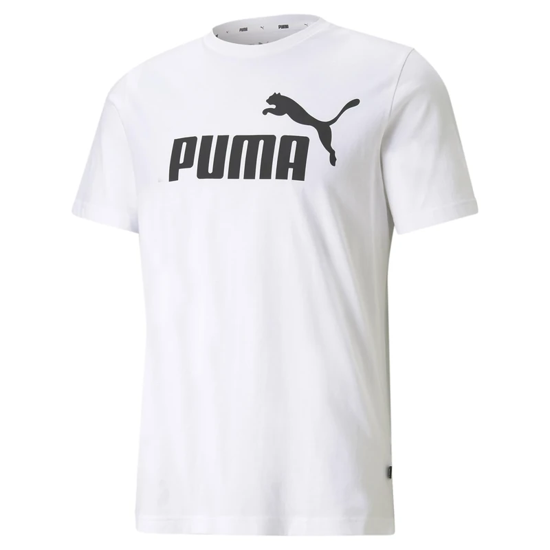 PUMA Men's Logo Tee, Puma White, XL UK