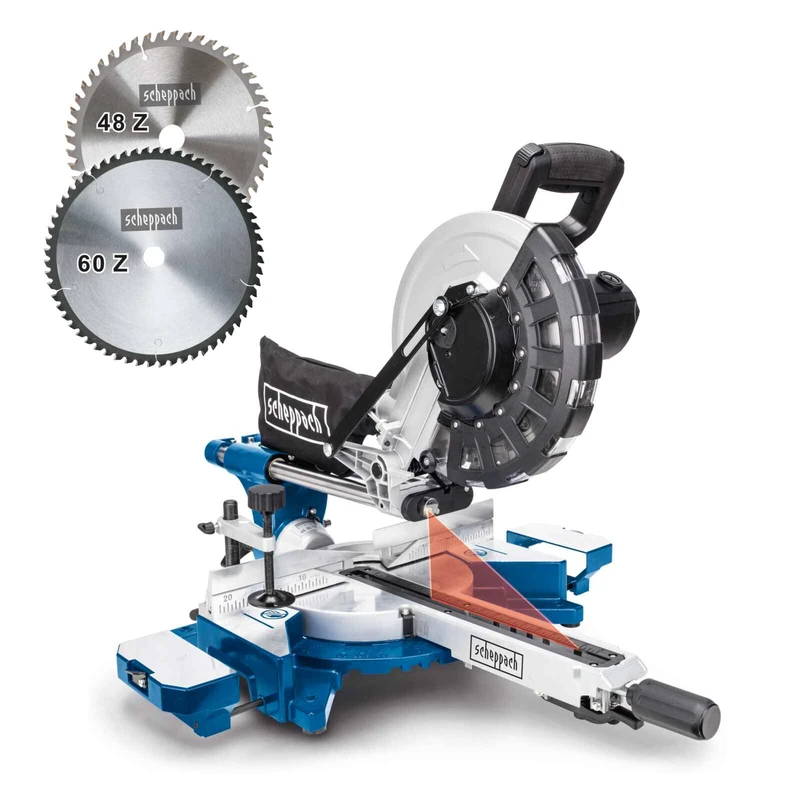 Scheppach HM254 Sliding Mitre Saw - 2000W 10 inch Blade
