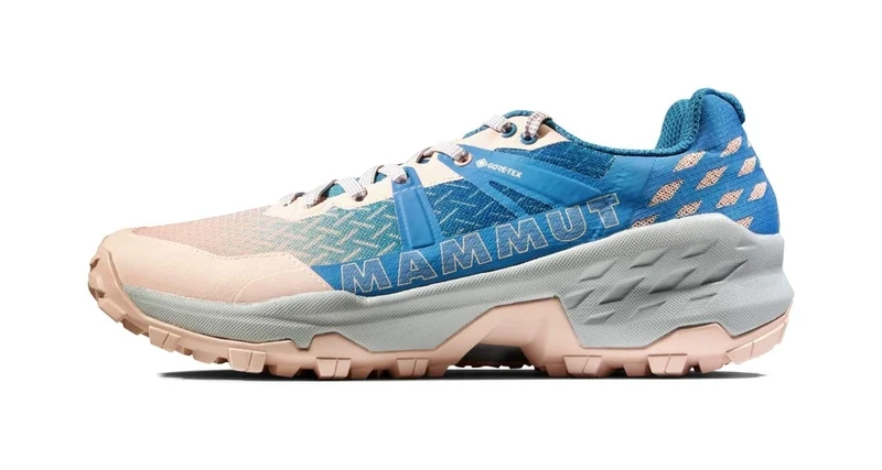 Mammut Women's Sertig II Low GTX Trekking & Hiking Shoes, Evening Sand Sapphire, 7 UK