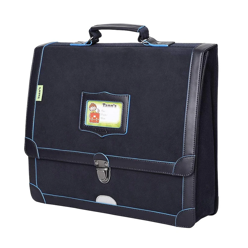 35 Tann's School Bag Frank Edges Blue/Blue
