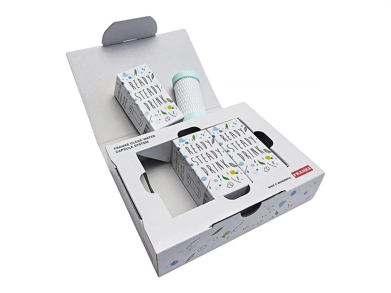 FRANKE 112.0607.498 Set of 3 Vital High Performance Filters Capsule Franke-112.0607, White