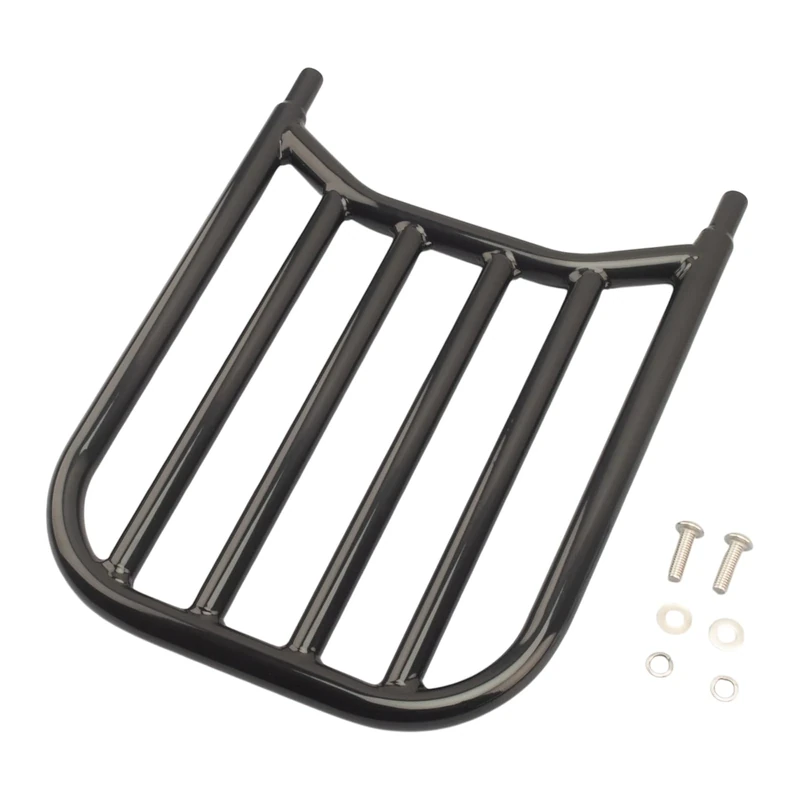 Backrest Sissy Bar Rear Luggage Rack For 2014-2019 Indian Chieftain Chief Springfield Roadmaster Dark Horse Classic Vintage(Black)