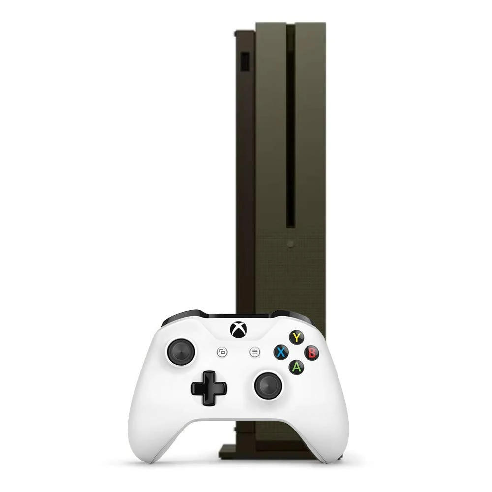 Microsoft Refurbished Xbox One S 1TB - Military Green Special Edition (Renewed)