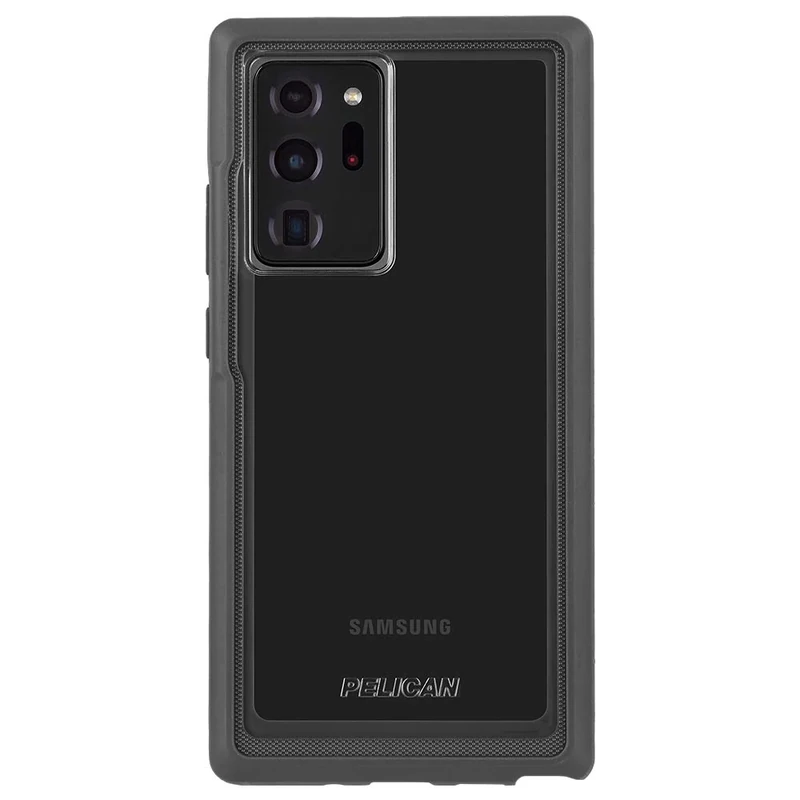Pelican - Case for Samsung Galaxy Note 20 Ultra 5G - VOYAGER Series w/Micropel - 6.9 - Clear/Gray - Image 1