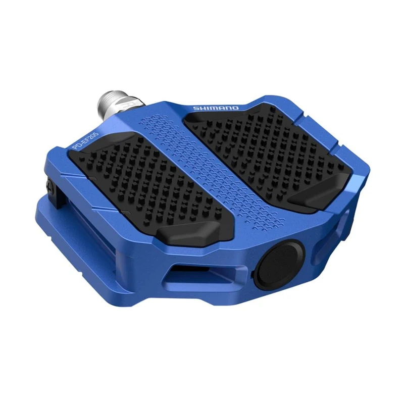 Shimano PD-EF205 Platform Pedals Blue - Image 1