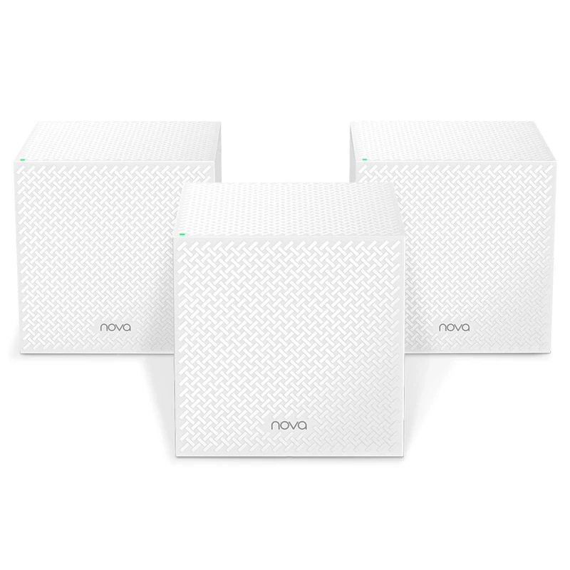 Tenda Nova MW12 Mesh WiFi System - Whole Home Tri-Band AC2100 WiFi - 6000sq² Coverage - 3 Gigabit Ports - Easy Setup - Replaces Router & Extender - 3-Pack - Image 1