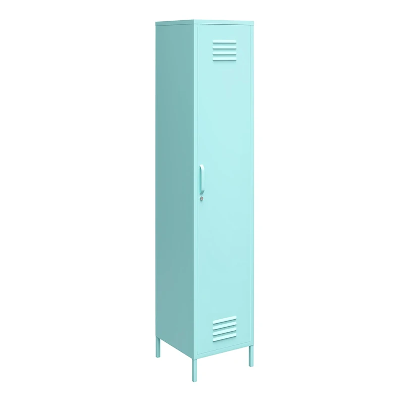 Novogratz Cache Single Metal Locker Storage Cabinet Green