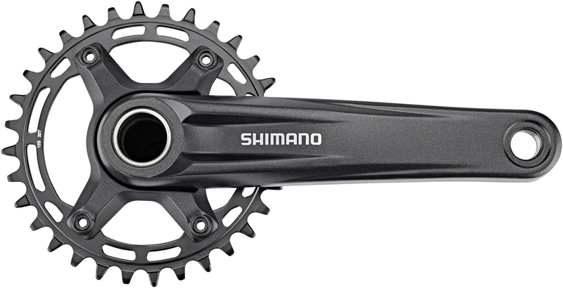 Shimano Deore FC-MT510 chainset, 12-speed, 52 mm chainline, 32T, 170 mm, Black
