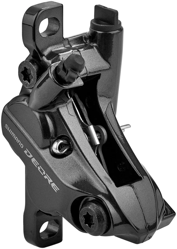 SHIMANO Deore BR-M6120 Deore 4-pot calliper, post mount, without adapters, front or rear Brm6120rf