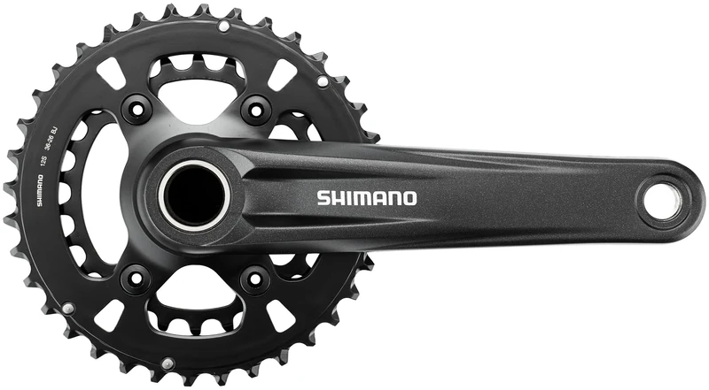 Shimano Deore FC-MT610 chainset, 12-speed, 51.8 mm Boost chainline, 36/26T, 170 mm, Black