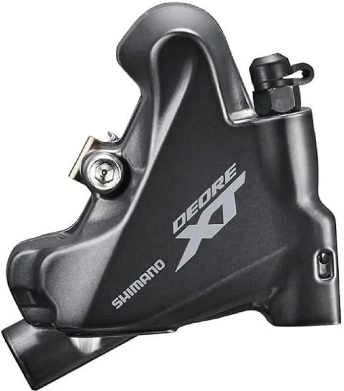 Shimano Deore XT BR-M8110 XT 2 pot disc brake calliper, flat mount, rear, Black