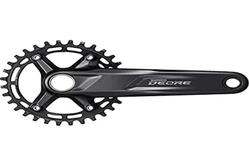 SHIMANO Deore FC-M5100 Deore chainset, 10/11-speed, 52 mm chainline, 30T, 170 mm, Black, 785030
