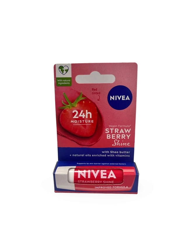 NIVEA Strawberry Shine Nourishing Lipstick 4.8g